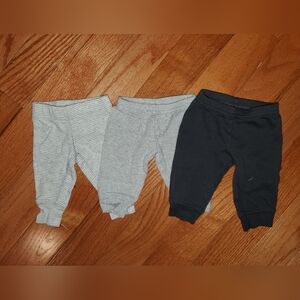 Carter's Kids Joggers Set - Black, Gray, and Striped